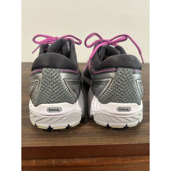 Brooks Ghost 10 Womens Size 11.5 B Running Shoes Grey Purple 1202461B028 EUC - Picture 4 of 13